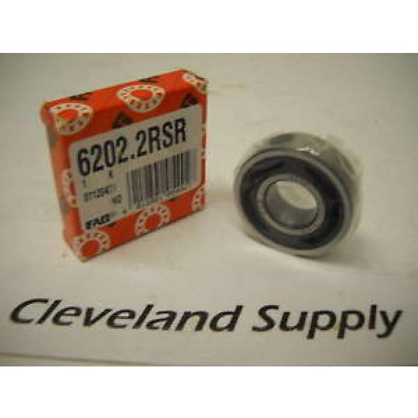 FAG MODEL 6202.2RSR DEEP GROOVE BALL BEARING NEW CONDITION IN BOX #1 image