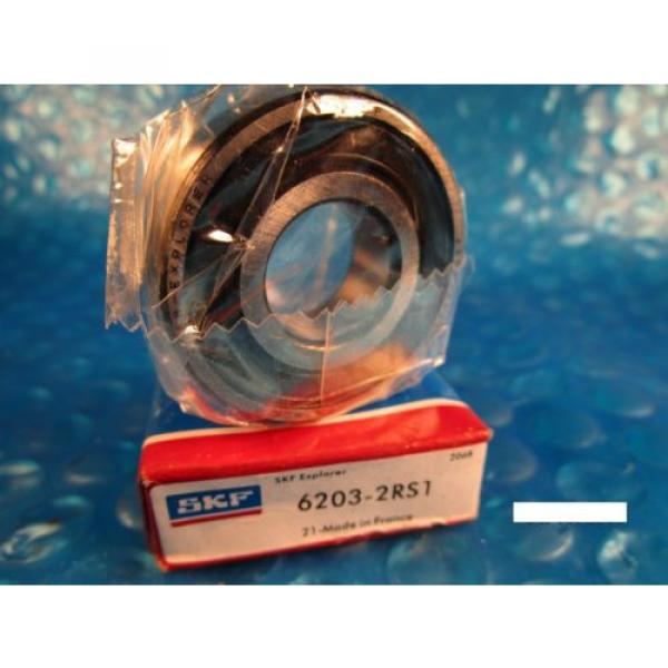 SKF 6203 2RS1, Single Row Radial Ball Bearing (FAG, NTN VV, NSK, Fafnir 203) #1 image
