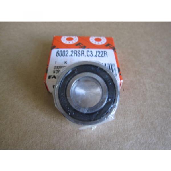 FAG 6002-2RS-C3 J22R Single Row Ball Bearing Double Sealed #2 image