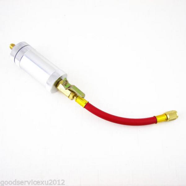 R134a R12 R22 Car Liquid Filling Oil&amp;Dye Injector Filler Tube 1/4&#034; Outer Thread #2 image