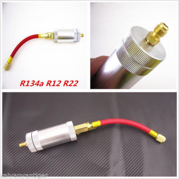 R134a R12 R22 Car Truck A/C Oil&amp;Dye Liquid Filling Cylinder Injector Tube Tool #1 image