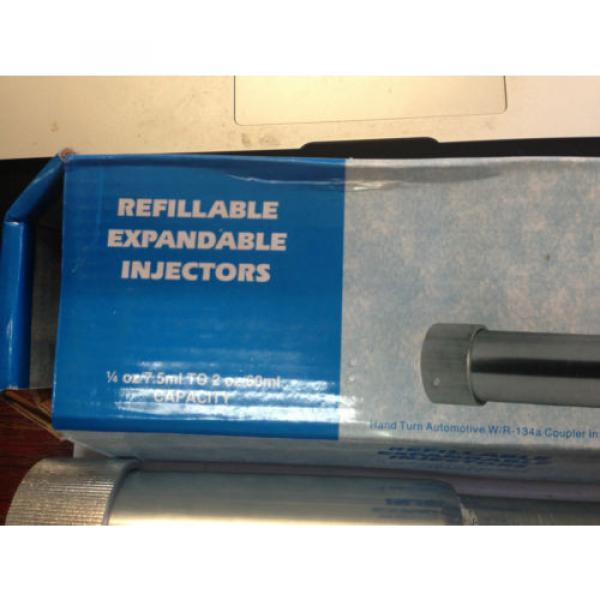 AIR CON &amp; REFRIGERATION OIL INJECTOR R134A, R404, R22, R410 1/4F 60ML CAPACITY #2 image