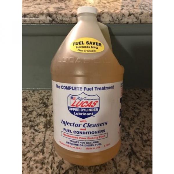 Lucas Oil 10013 Fuel Treatment Upper Cyl Lube Injector Cleaner 1 Gallon Each #1 image