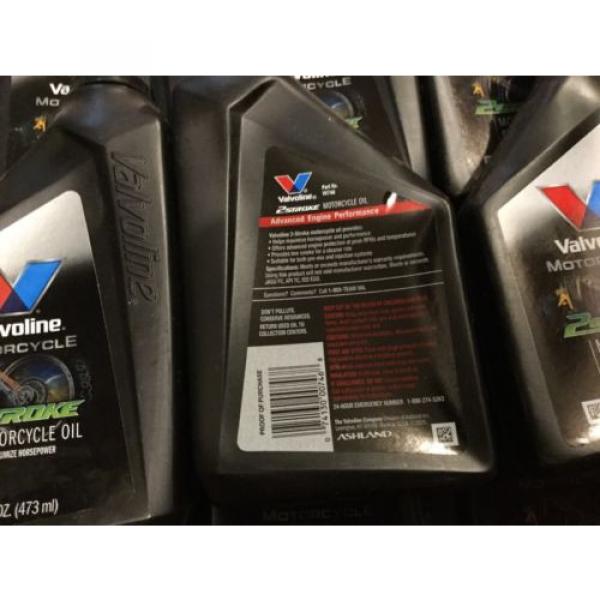 Valvoline Motorcycle 2-cycle Injector Oil Case of 12 16oz bottels #2 image