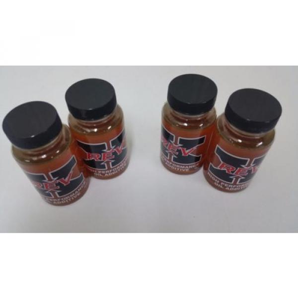 Rev-X Oil Treatment Additive (4) 4oz. Bottles Rev X Fix injector Stiction Heui #1 image