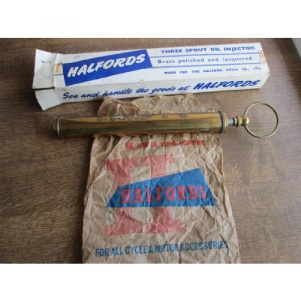 Vintage Halfords Three Spout Oil Injector in Original box (spares or repair) #2 image