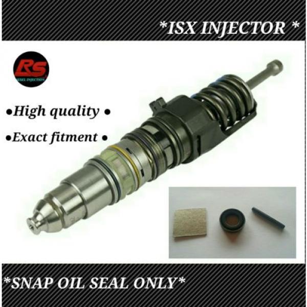Cummins isx fuel injector snap oil seal #1 image
