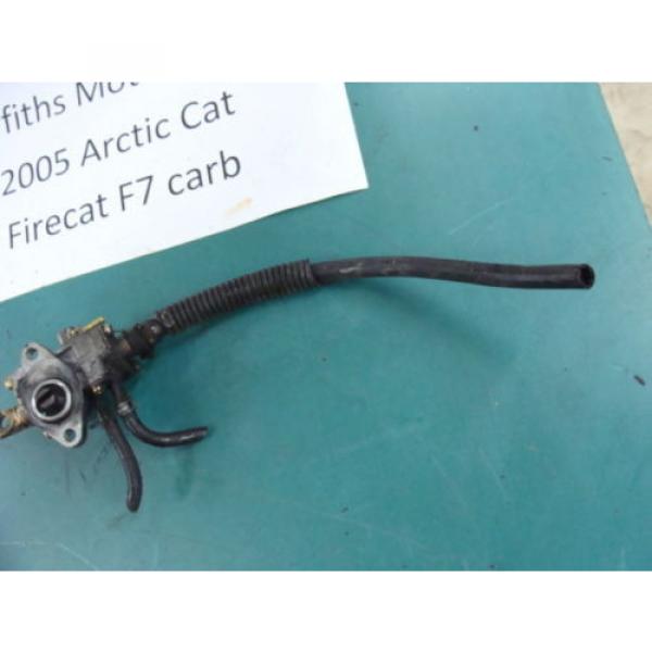 05 04 06 ARCTIC CAT FIRECAT F7 carb 700 SABRECAT? mikuni injector oil pump #5 image