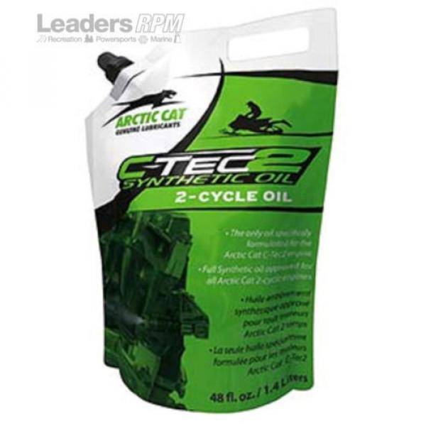 Arctic Cat OEM 2-Cycle Synthetic Injector Oil C-Tec2 48Oz Pouch 6639-520 #1 image