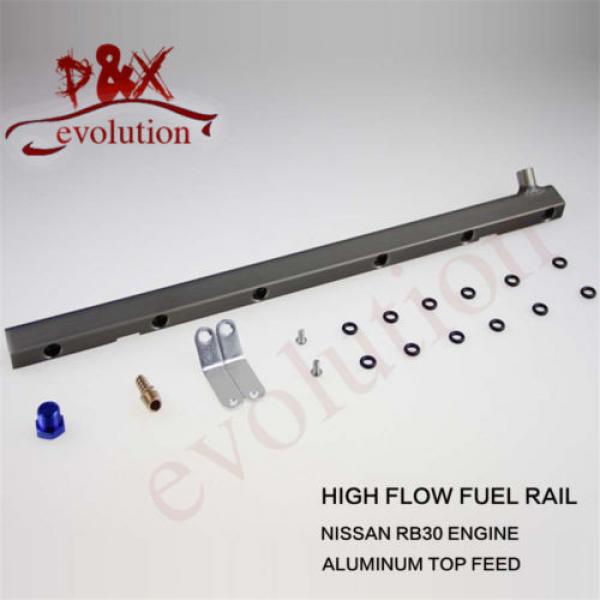 High Flow Injector Aluminum Fuel Oil Rail kit for Audi VW 1.8L Turbo 20V blue #2 image