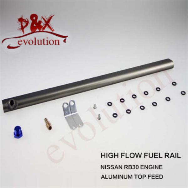 High Flow Injector Aluminum Fuel Oil Rail kit for Audi VW 1.8L Turbo 20V blue #3 image
