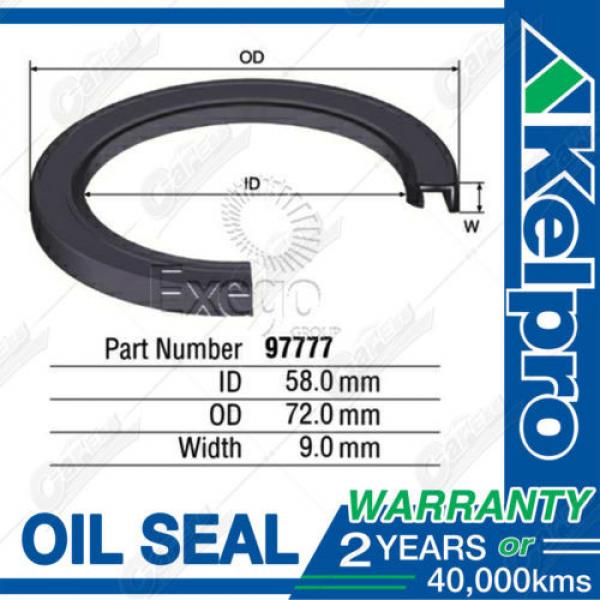 KELPRO Diesel Injector Pump OIL SEAL For TOYOTA Prado KZJ95R 3/00-12/02 4 Cyl #1 image