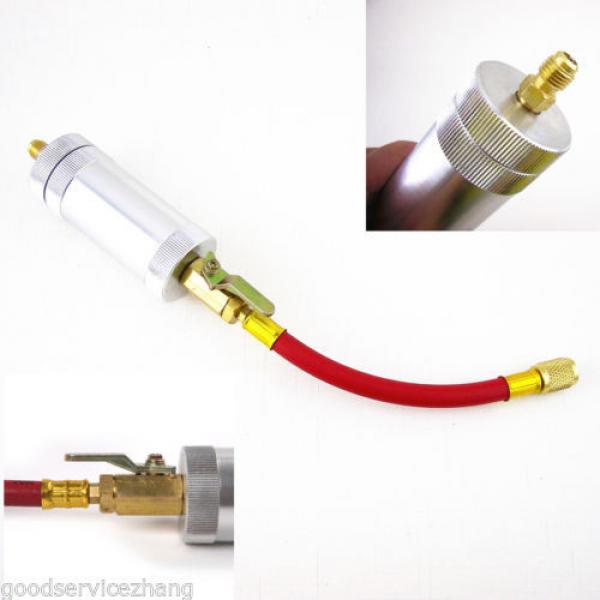 Auto Liquid Filling Oil Cylinder injector Filler Tube R134a R12 R22 600-3000PSI #1 image