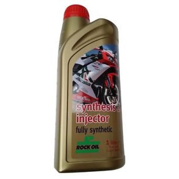 ROCK OIL SYNTHESIS 2 INJECTOR 1 LITRE 1L 2 STROKE MOTORCYCLE FULLY SYNTHETIC #1 image