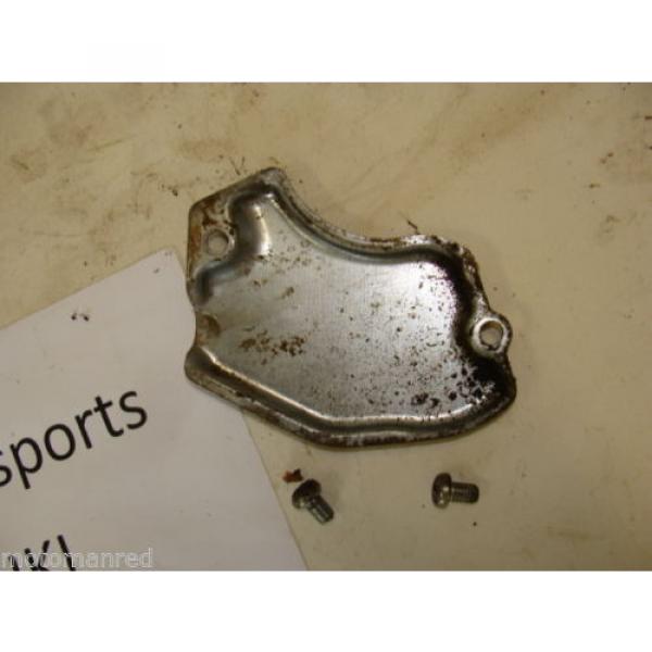 80 Suzuki TS100 TS 100 Honcho OIL INJECTION PUMP COVER CASE SIDE PLATE INJECTOR #3 image