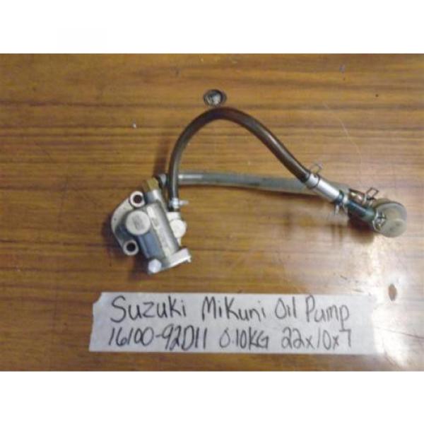 Suzuki 8hp 9.9hp Mikuni Oil injection injector pump 16100-92D11 #2 image