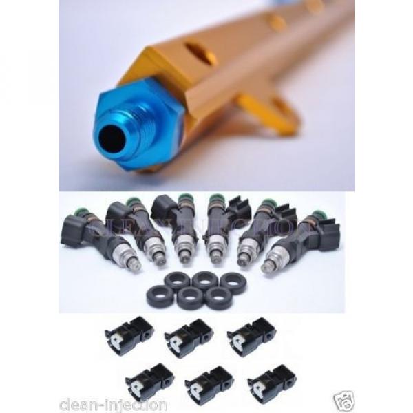 fit Nissan Cefiro Skyline GTS-t rb20det rb20 R32 C33 850cc Bosch Fuel Injectors #1 image