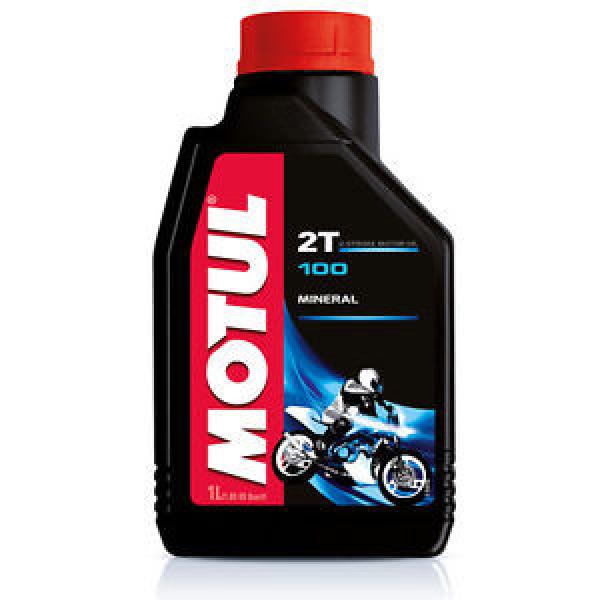 Motul NEW Mx 1L 100 Moto Mix Mineral Injector Premix Motorcycle 2 Stroke Oil #1 image
