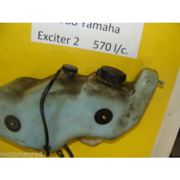 88 YAMAHA EXCITER 2 II ex 570 87 89 90 OIL TANK RESERVOIR W CAP INJECTOR INJECT #2 image