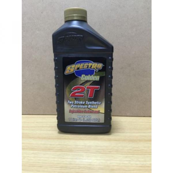 Spectro Golden 2T Semi Synthetic 2-Stroke Injector lube motorcycle Oil 1 x 1L #1 image