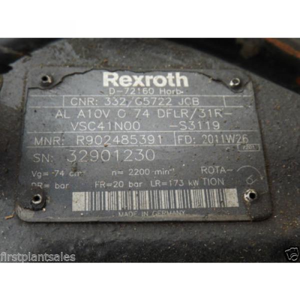JCB 3CX/4CX Rexroth Hydraulic Pump P/N 332/G5722 #3 image