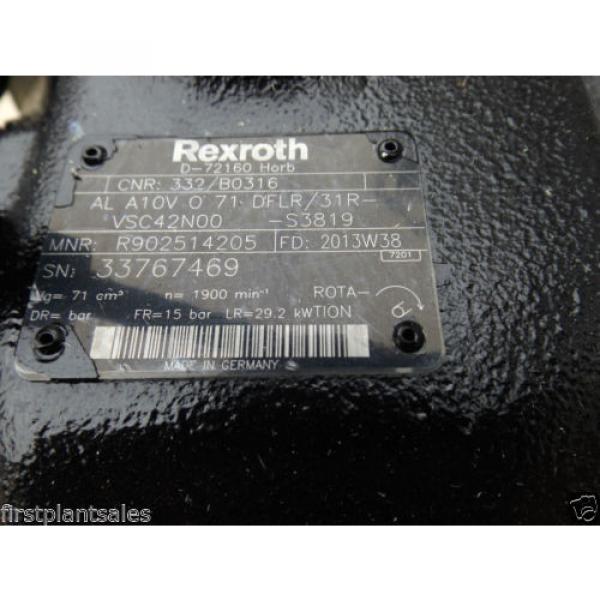 JCB 8061 Rexroth Hydraulic Pump P/N 332/B0316 #2 image