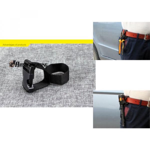 Lomon Belt Camping Mountaineering Tool Flaslight Mount Holder Hook for Torch #1 image