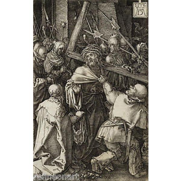 Albrecht   Dürer - Bearing of the Cross Giclee Canvas Print repro #1 image