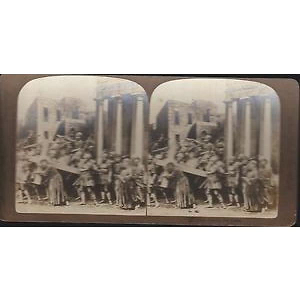 Antique   Stereoview Card - Jesus Bearing His Cross - American Stereoscopic Co #1 image