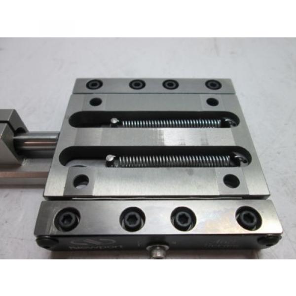 Newport   462 Crossed-Roller Bearing Linear Stage, With 0-1&#034; Starrett Micrometer #3 image