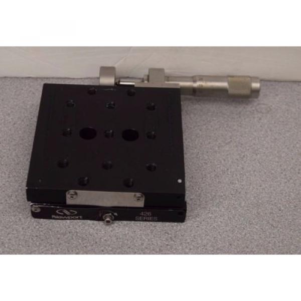 Newport   426 Low-Profile Crossed-Roller Bearing Linear Stage  W  SM-25 Micrometer #1 image