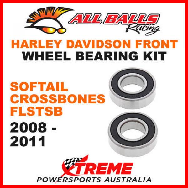 25-1571   HD Softail Cross Bones FLSTSB 2008-2011 Front Wheel Bearing Kit #1 image