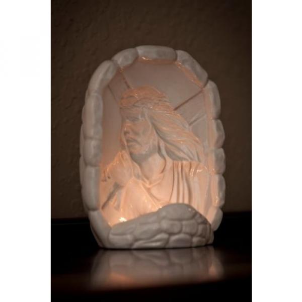Jesus   Bearing Cross Hologram Ceramic Nightlight-jesuswatchesoveryou.com #3 image