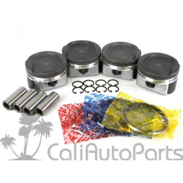 FITS:   00-08 Toyota Celica Matrix 1.8L 1ZZFE MOLLY PISTONS RINGS ENGINE BEARINGS #2 image