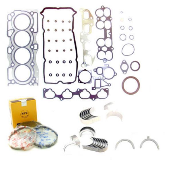 ENGINE   Re-ring Kit Gaskets Bearings for 02-06 Nissan Altima Sentra 2.5L QR25DE #1 image