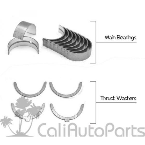 75-82   TOYOTA CELICA PICKUP 2.2L 20R 2.4L 22R MAIN BEARINGS + THRUST WASHERS #1 image