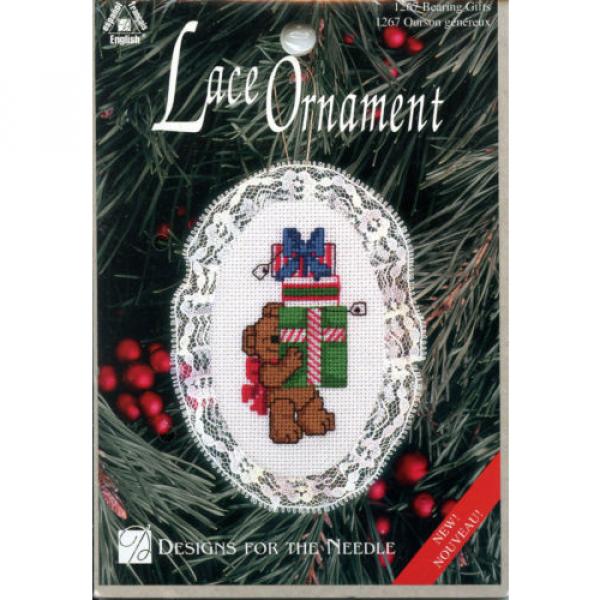 Designs   For The Needle - Counted Cross Stitch Lace Ornament 1267 Bearing Gifts #1 image