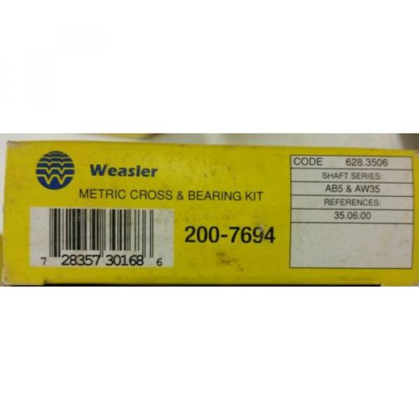Weasler   200-6794 610.700 metric cross &amp; bearing kit NEW u joint Bearings #2 image