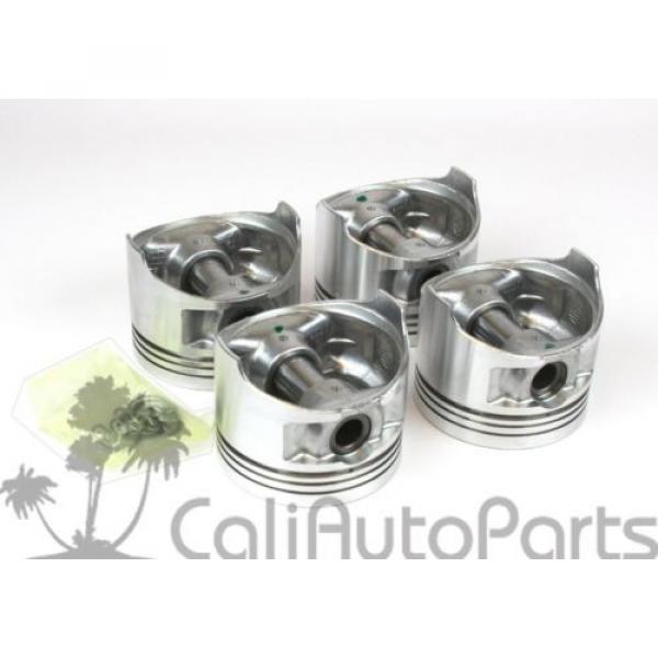 88-89   Toyota Corolla GTS MR2 1.6 DOHC 4AGEC Pistons with Rings &amp; Engine Bearings #3 image
