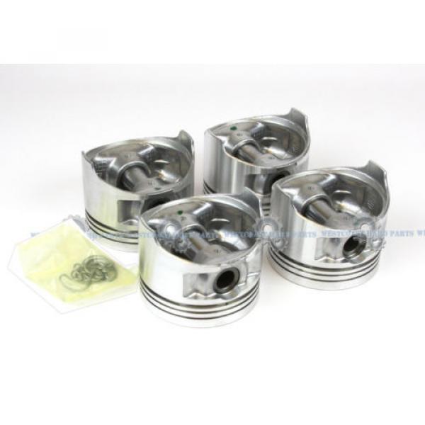 88-89   Toyota Corolla GTS MR2 1.6 DOHC 4AGEC Pistons with Rings &amp; Engine Bearings #5 image