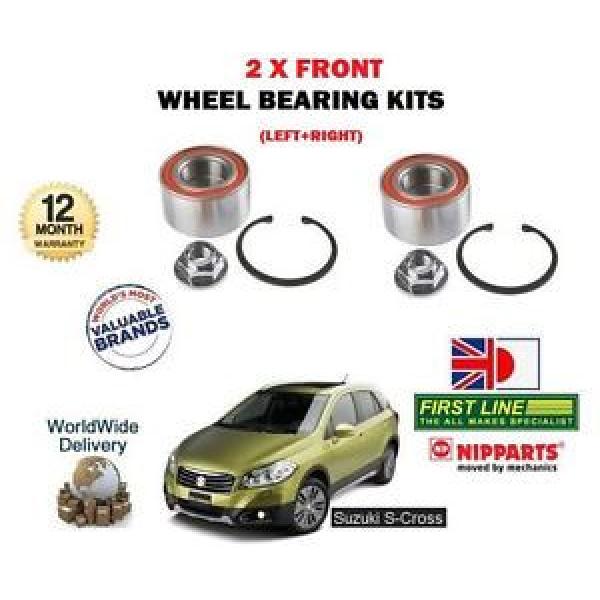 FOR   SUZUKI SX4 S CROSS 1.6 M16A 2013-&gt; NEW 2 X FRONT WHEEL BEARING KIT SETS #1 image