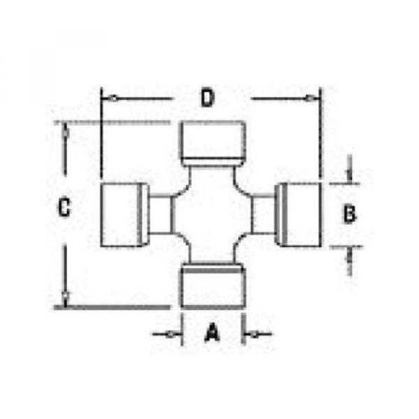180016228   Cross &amp; Bearing Kit Fits Comer V Series: Type 60 CV #2 image