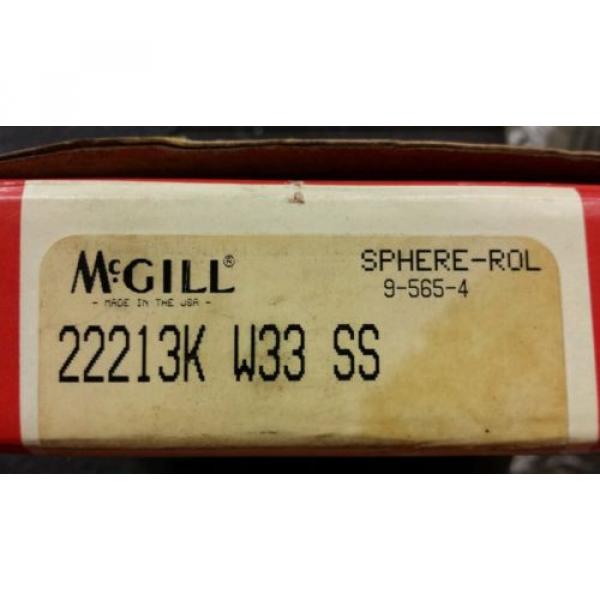 MCGILL 22213K W33 SS CAM ROLLER PRECISION BEARING SPHERE-ROL, NEW #2 image