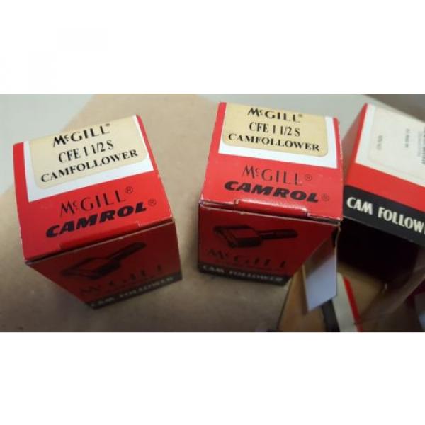 LOT OF 4, McGILL New Cam Followers, CFE 1-1/2S, New In Box #1 image