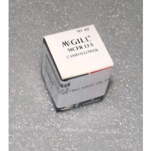 NEW MCGILL MCFR13S MCFR 13S CAMFOLLOWER METRIC CAMROL BEARING UNSEALED CAGE TYPE #1 image