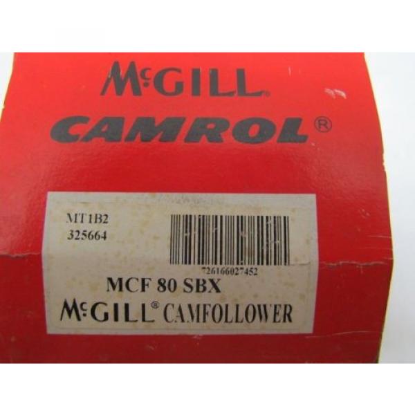 McGill MCF 80 SBX Camrol Cam Follower Bearing #1 image