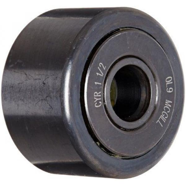 McGill CYR1 1/2 Cam Yoke Roller, Unsealed, Inch, Steel, 1-1/2&#034; Roller Diameter, #1 image