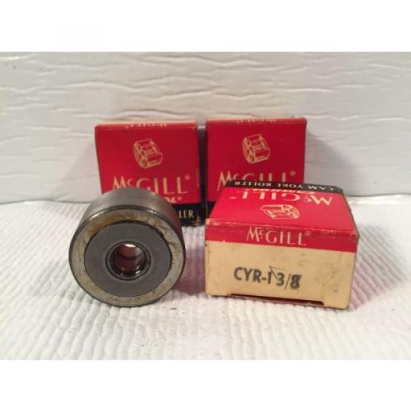 Lot of 3 New McGill CYR 1 3/8 S Cam Roller Bearings #1 image