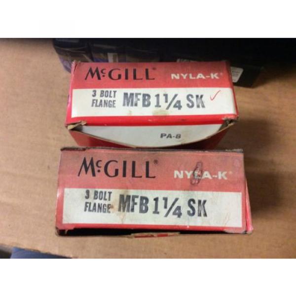 2-McGILL, Bearings# MFB 1/1/4SK,Free shipping to lower 48, 30 day warranty #1 image