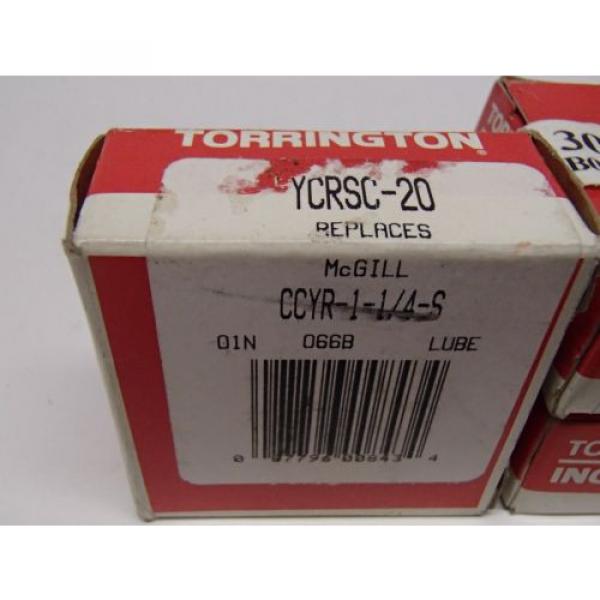 Torrington YCRSC-20 Bearing YCRSC20 McGill CCYR-1-1/4-S (Lot of 3 brgs) B0210 #5 image